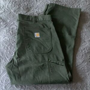 Carhartt Men's Green Work Pants